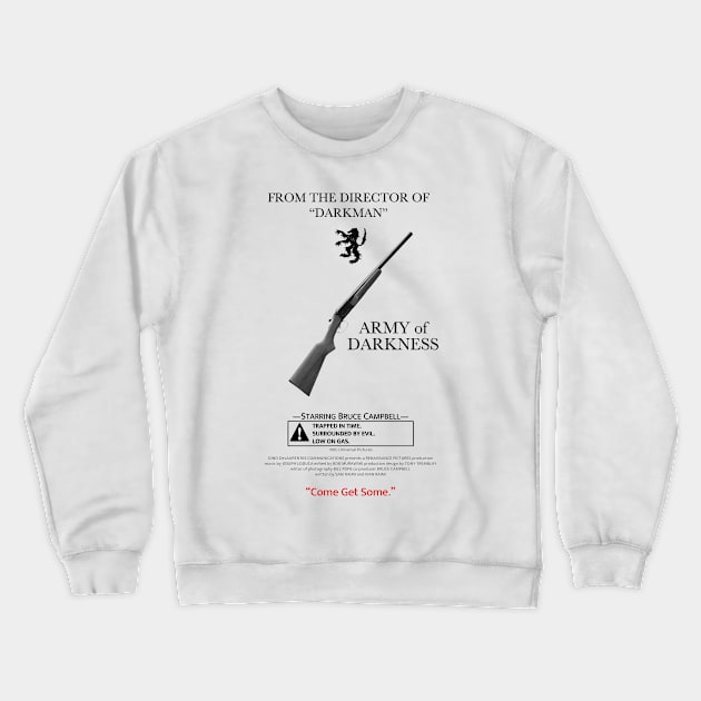 Army of Darkness Boomstick Poster Crewneck Sweatshirt by MakroPrints